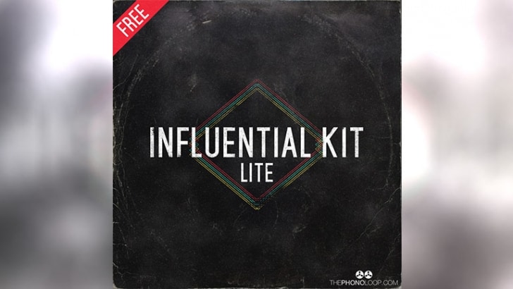 The title of the Influential Kit Lite is shown on a black background.