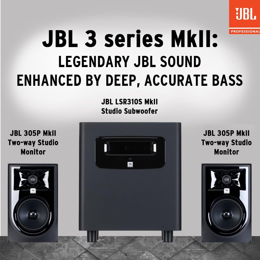 JBL Professional 305P MkII Next-Generation 5-Inch 2-Way Powered Studio Monitor