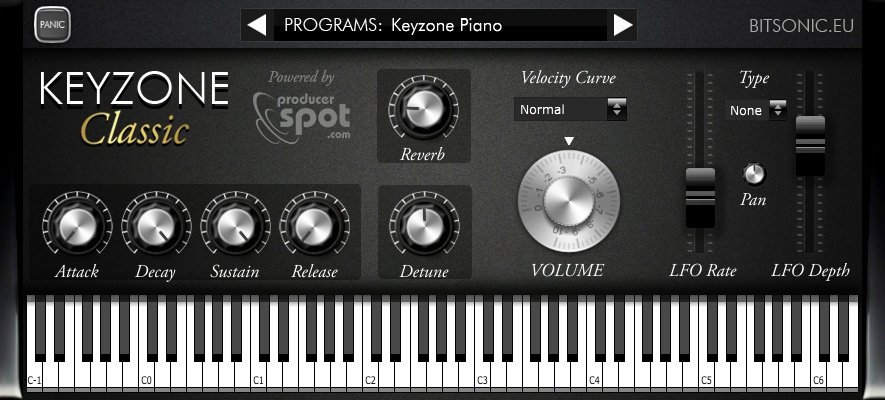A screenshot of Keyzone Classic on a computer.