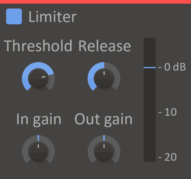 Limiter release - screenshot.