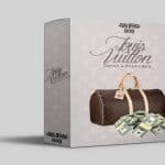 The box for the Louis Vuitton money bag.