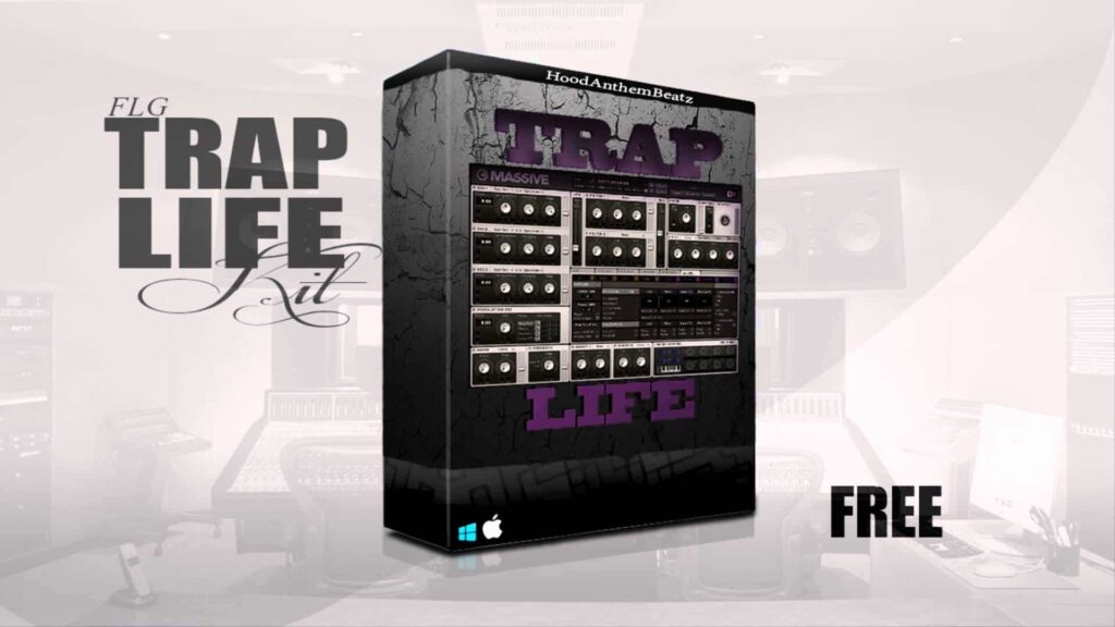 Trap Life presents the ultimate free sample pack, featuring an array of hard-hitting trap sounds and Massive presets. Dive into the world of trap music with this must-have collection for producers looking to level up