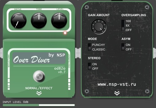Over by Divisio - guitar effect pedal.