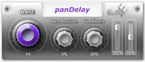 PanDelay v2 is an advanced audio plugin for creating unique delays in your music production projects.