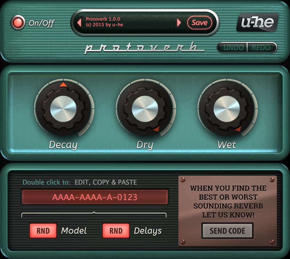 A screen displaying the controls of a synthesizer with SEO optimization for Protoverb.