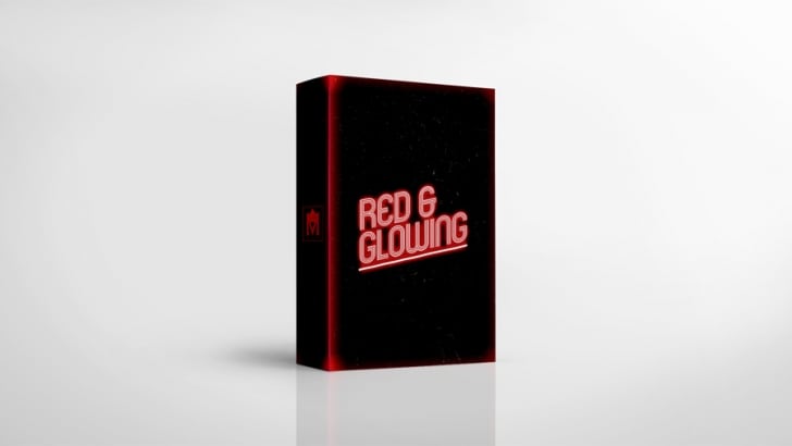 A red box glowing.