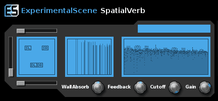 Experimental scenes with SpatialVerb screenshot.