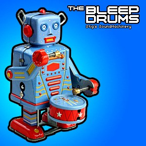 The Bleep Drums' eye-catching cover art enhances their SEO keywords.