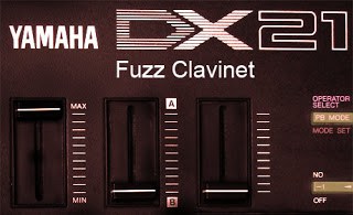 Yamaha DX21 fuzz clavinet.