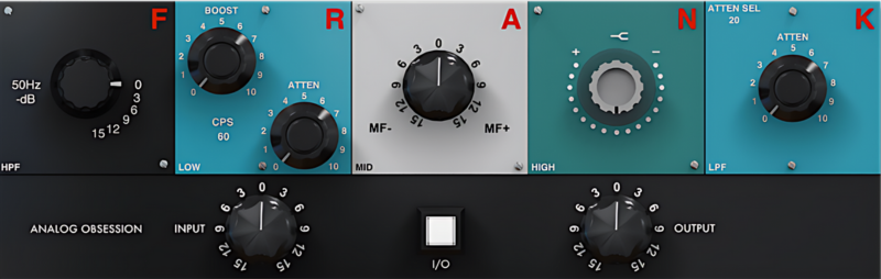 Screenshot of Frank V2 Hybrid Equalizer GUI