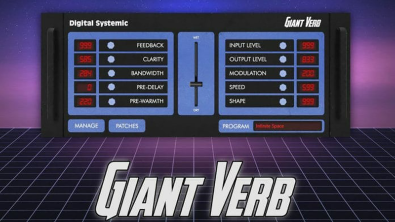 Giant Verb GUI screenshot