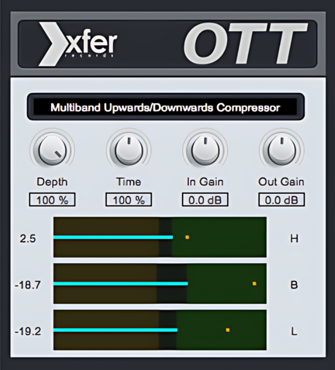 OTT by Xfer Records GUI