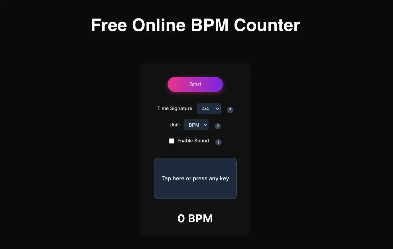 bpm counter